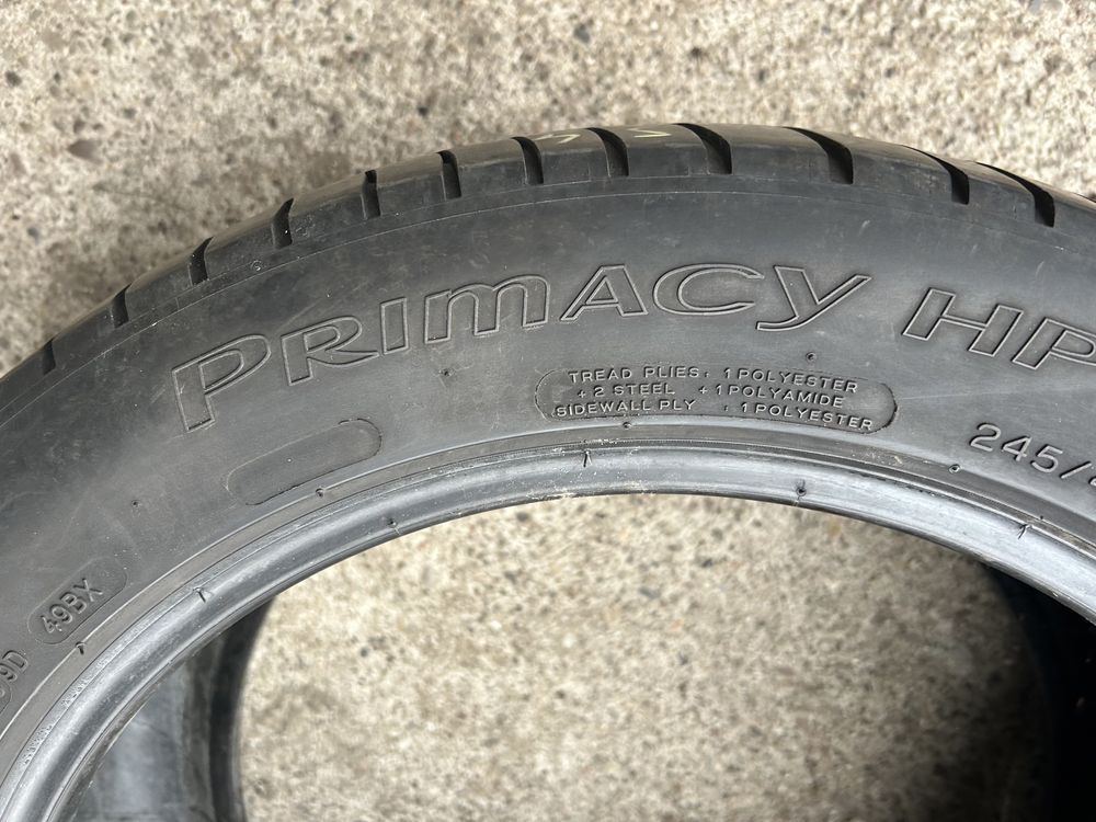 Opony letnie 245/45R17 x2 szt Michelin