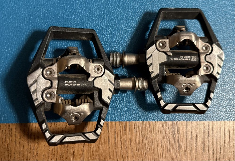 Pedały platformowe SPD Shimano XT PD-M8120 XC Enduro + bloki