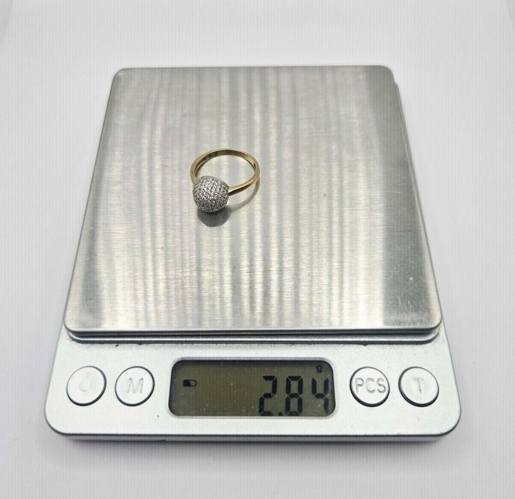 Pierścionek Złoty 585 waga 2,84gr Rozmiar 18