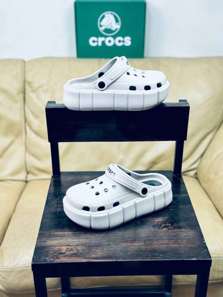 Кроксы на танкетке / Crocs / крокс женские