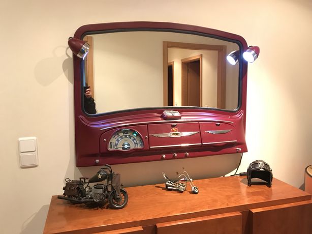 Espelho vintage feito a mão