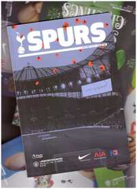 Program meczowy Tottenham - Manchester United 2021 r.