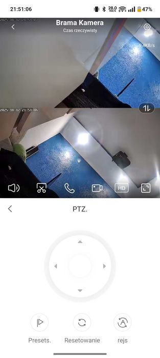 NOWE Podwójna kamera wifi ip zewnętrzna obrotowa ziicam applikacja