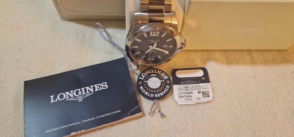 Longines novo, na caixa e com garantia