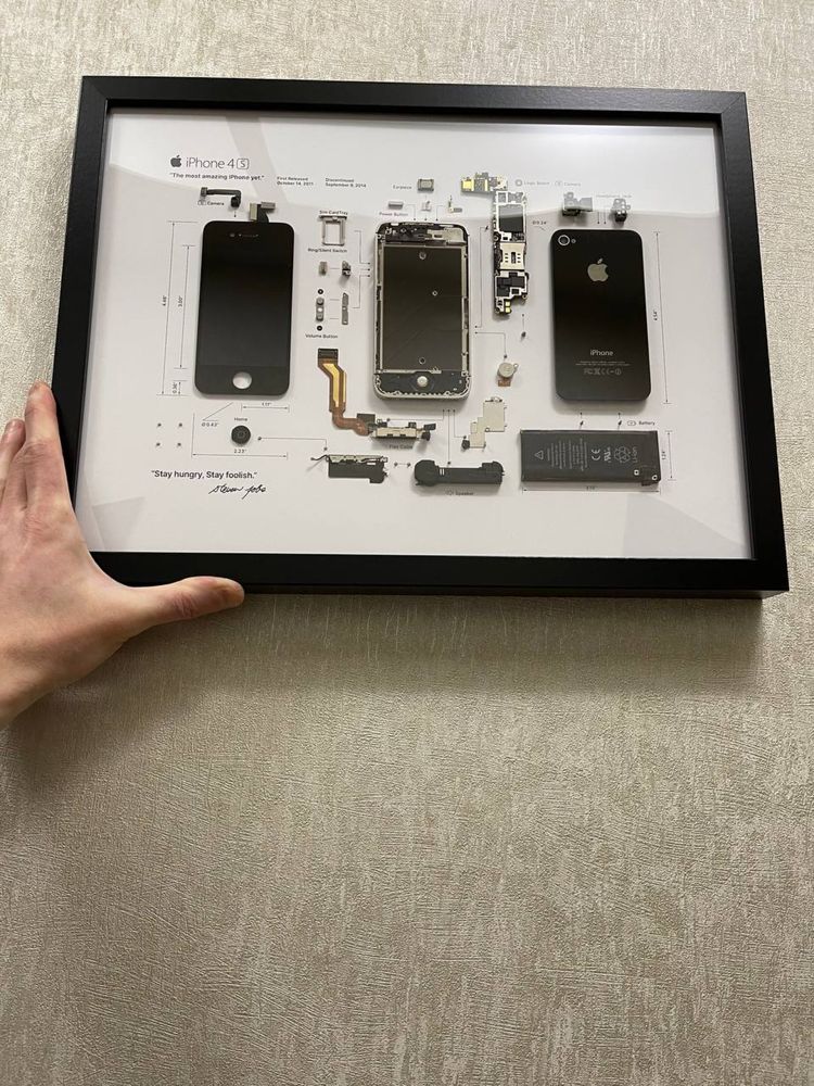 Framed Apple (картины из Apple, iPhone)