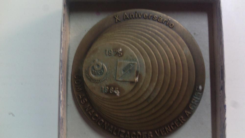 Medalha Comemorativa X Aniversário Nacionalização Banca