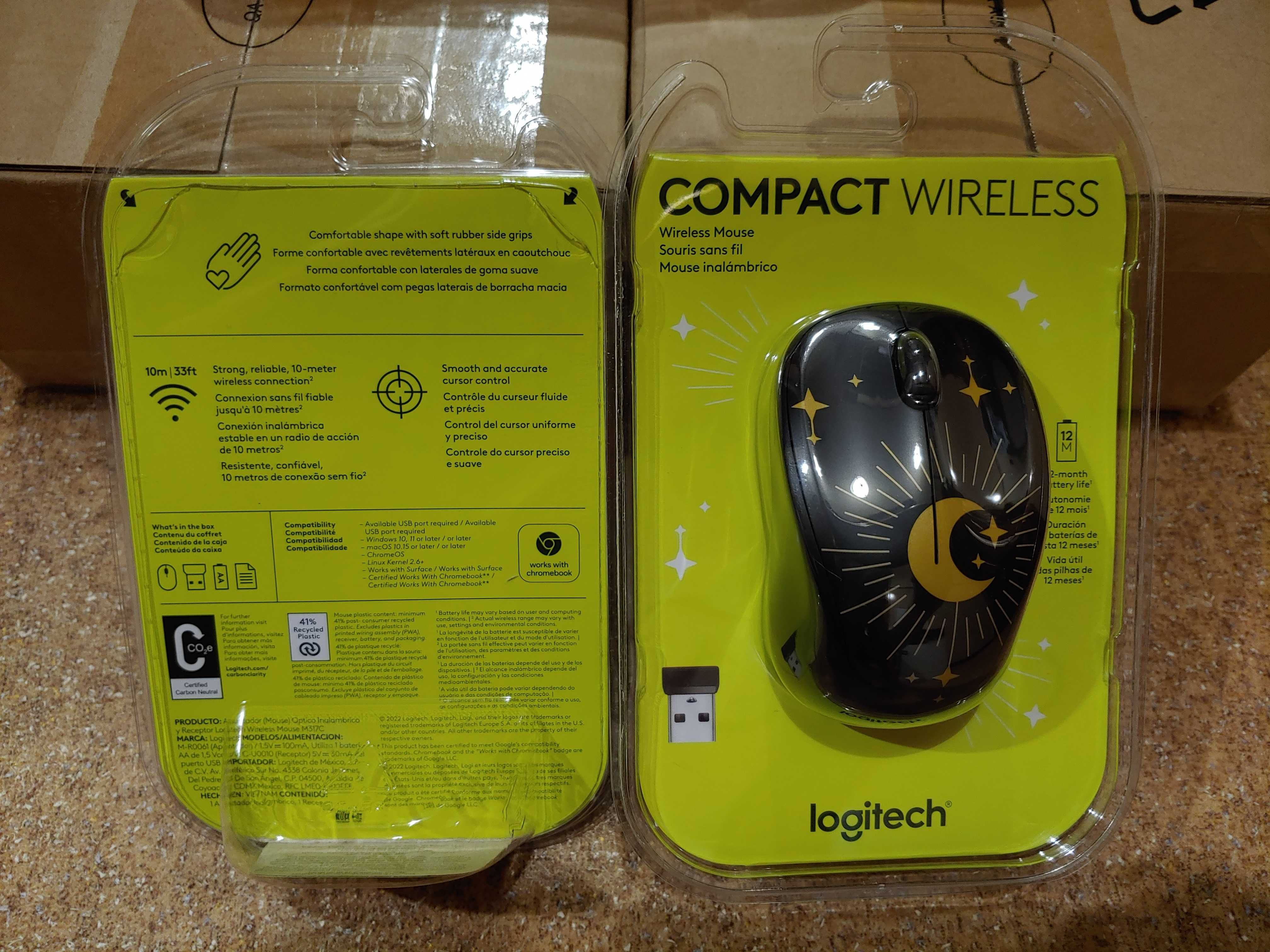 Беспроводная мышка Logitech Compact Wireless Mouse M317c