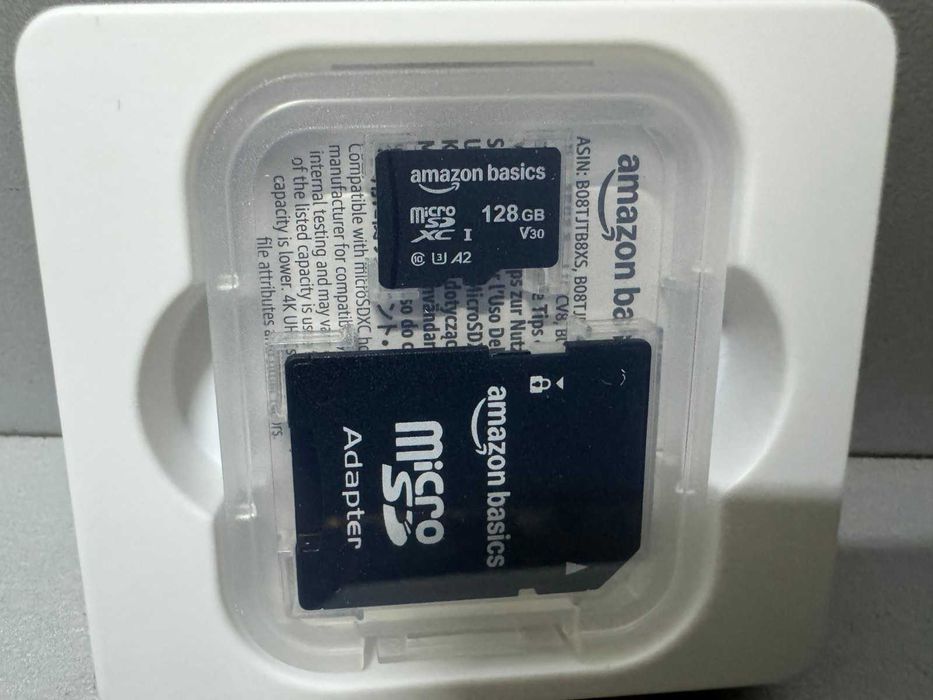 Amazon Basics 128GB MicroSDXC з адаптером SD - A2 U3, 100MB/s Новий!