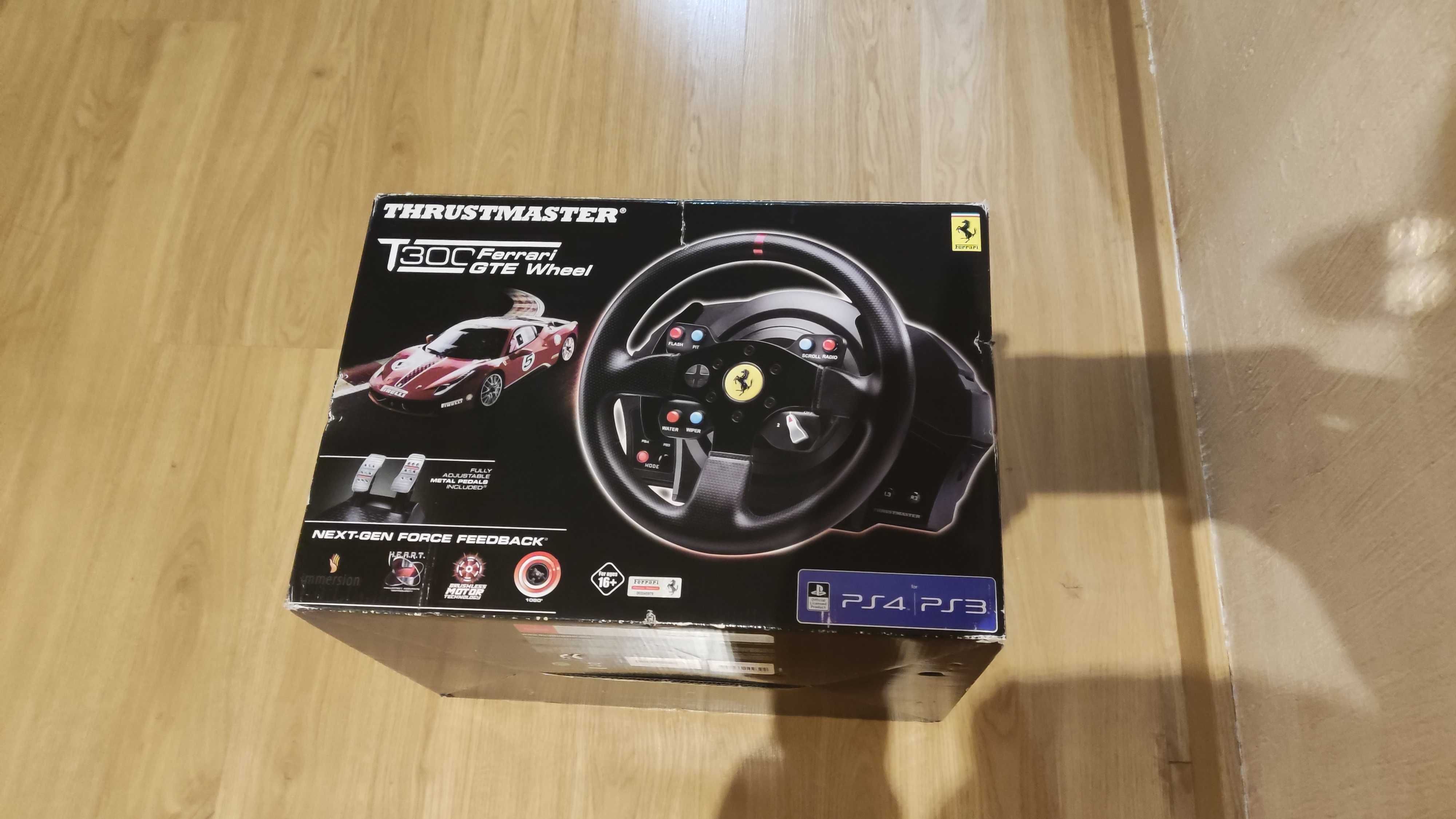 Volante Thrustmaster T300 GTE + Newskill Byakko V2 Suporte p/ Volante