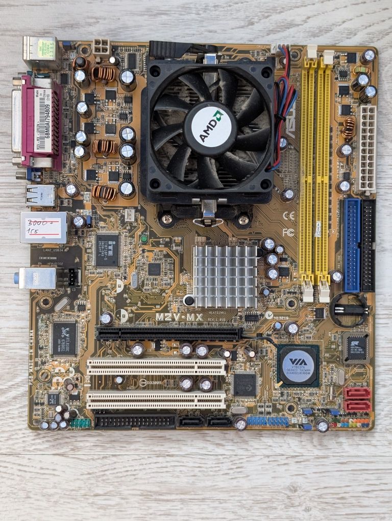 Материнскаие платы 775+Проц+Охлад. 4ядра ; ASUS ; DDR2 ; AMD AM2 AM2+