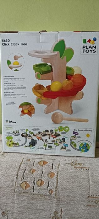 Zabawka edukacyjna Plan Toys Click Clack Tree drewniane