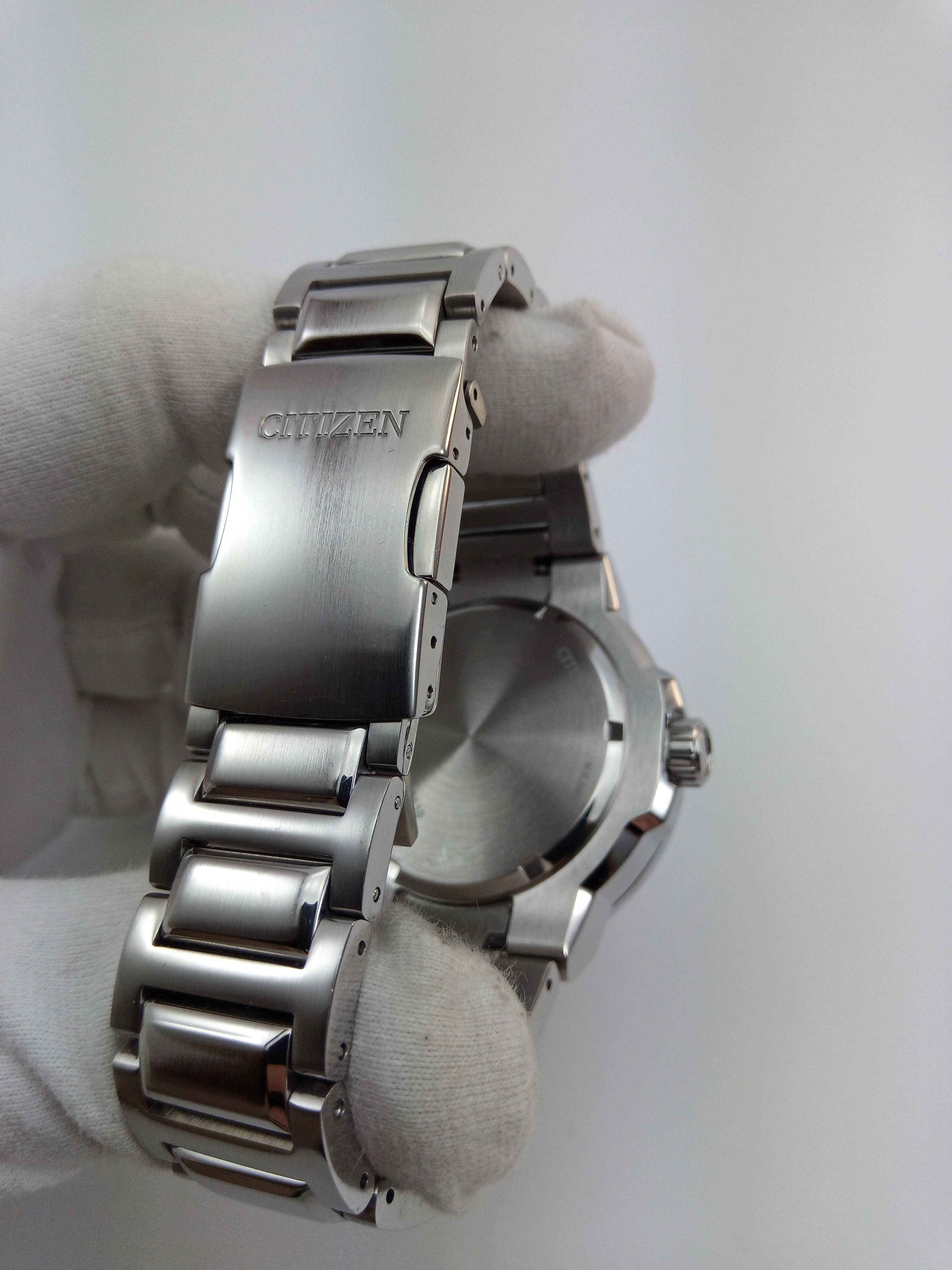 Японские мужские 200м часы Citizen Eco-Drive BJ7140-53E сапфир, GMT