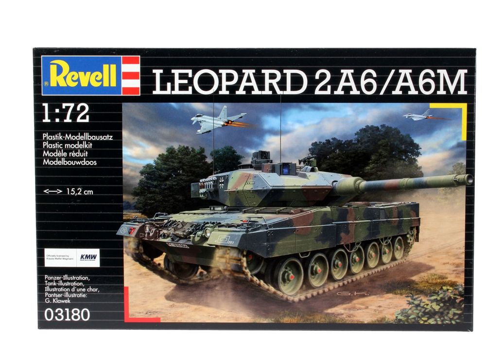 Model do sklejania czołg LEOPARD 2A6/A6M REVELL 03180