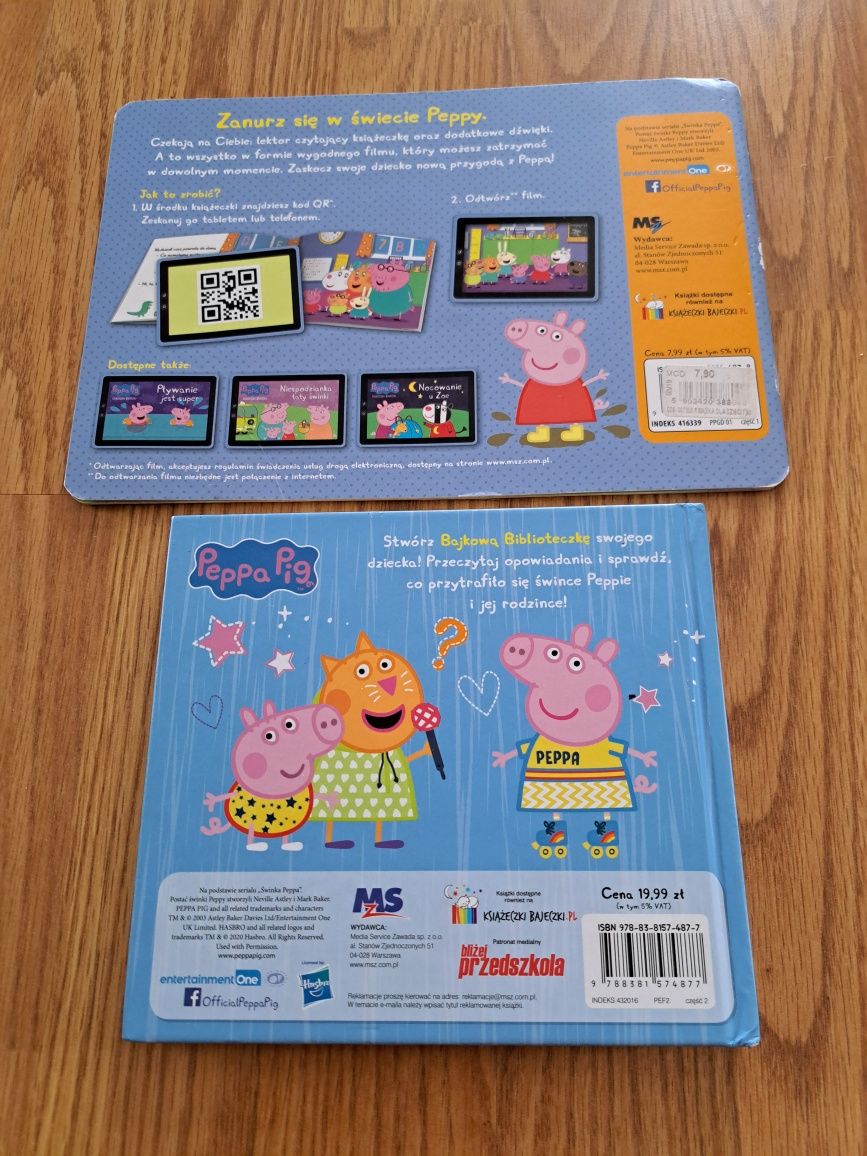 Książeczki dla dziecka Peppa Pig- 2 szt. za 10 zł