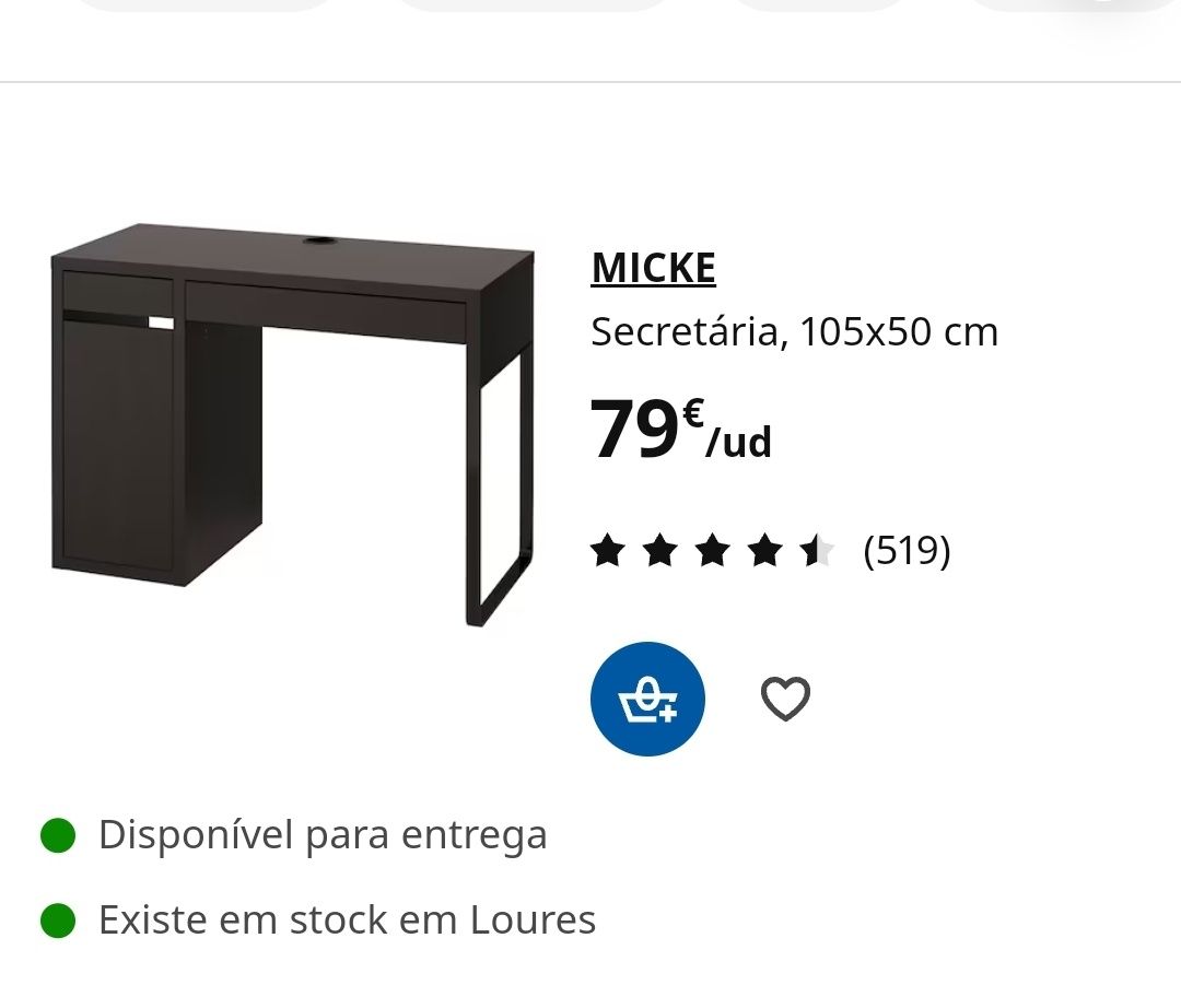 Cadeira de escritório IKEA * Bom estado *
