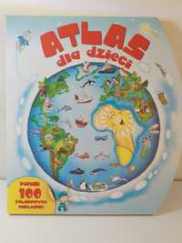 Książeczka atlas dla dzieci, książka,
