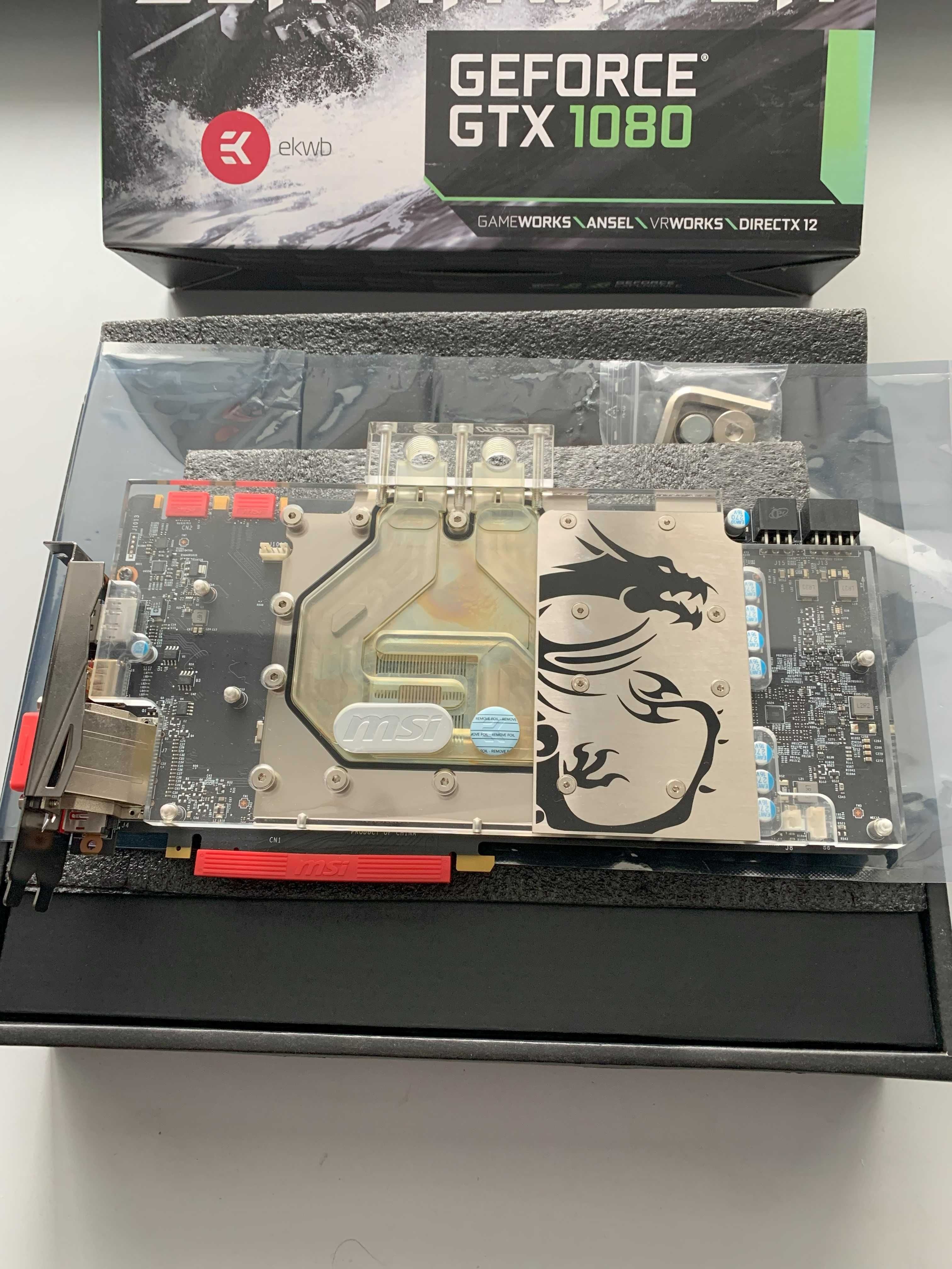 Відеокарта (для водного охолодження) MSI GeForce GTX 1080 SEA HAWK EK