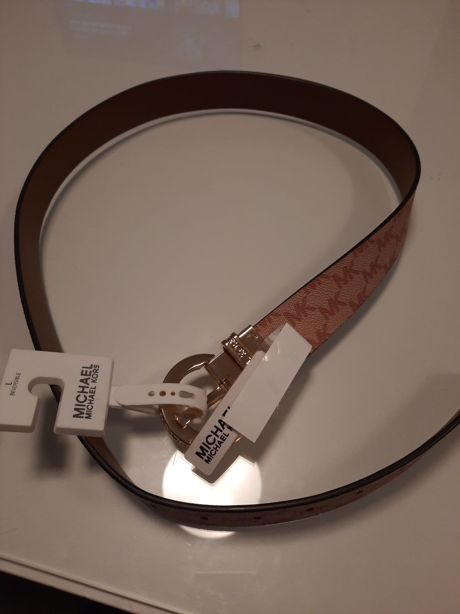 Pasek Michael Kors dwustronny