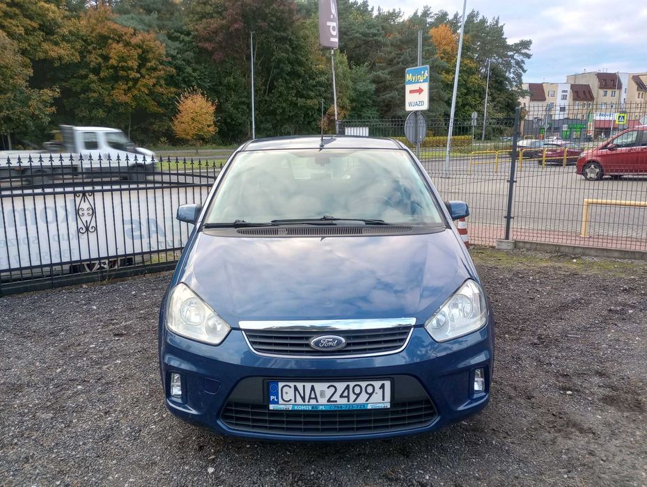 Ford C-Max 1.6D 109KM 2008r * el szyby klima nowe opony hak * TORUŃ