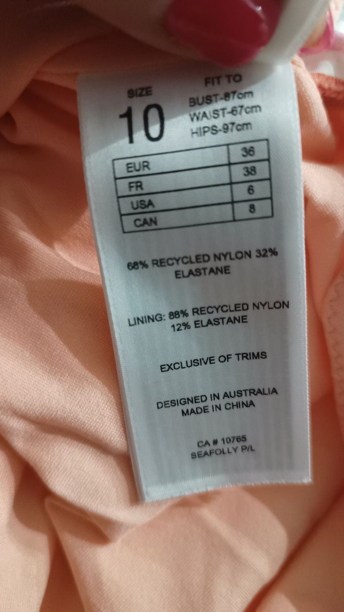 Strój kąpielowy jednoczęściowy Seafolly