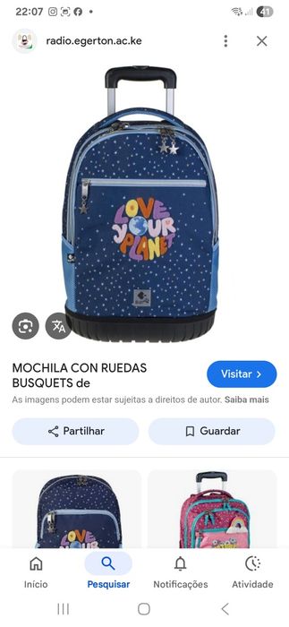 Mochila escolar busquets trolley