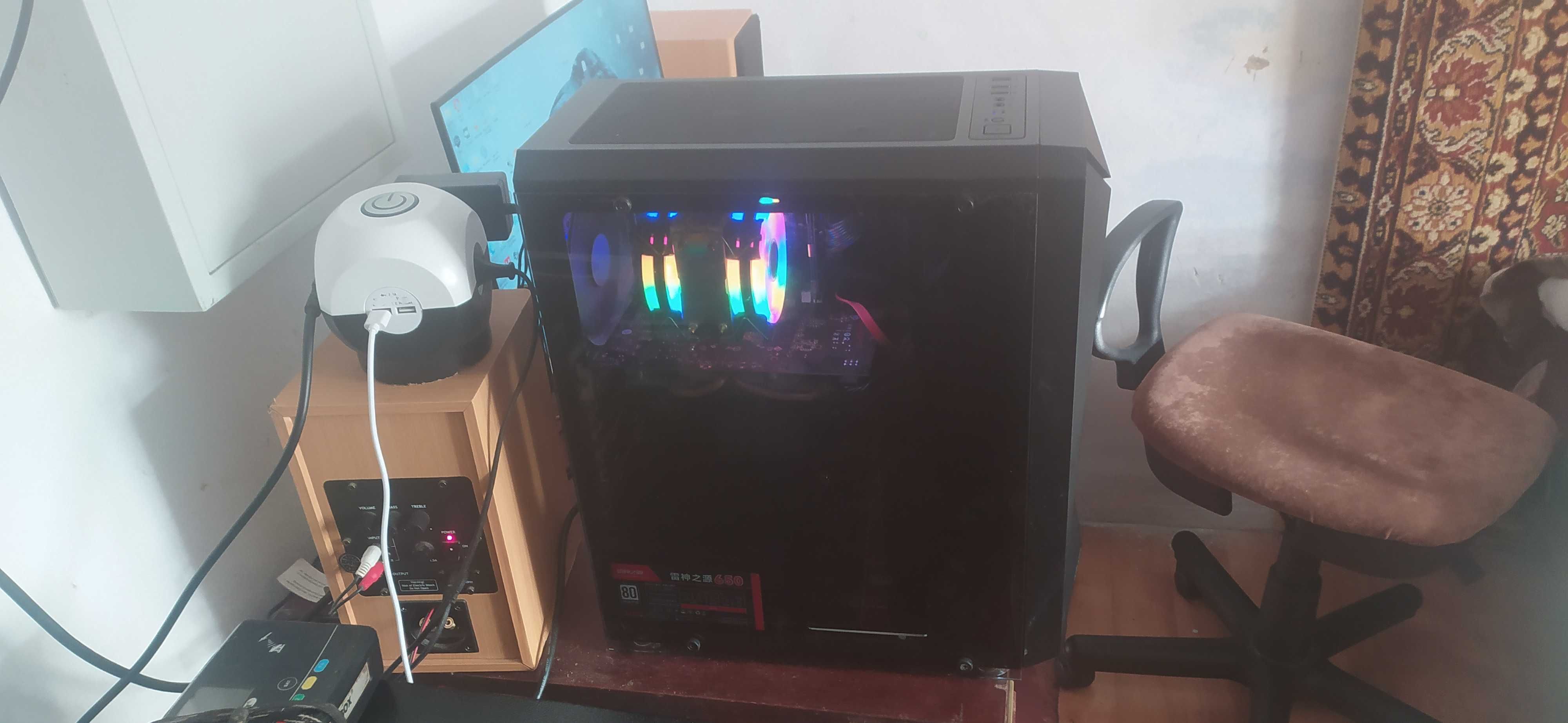 Продам компьютер x79 rx 580 8gb xeon 2670v2 ssd 480 gb