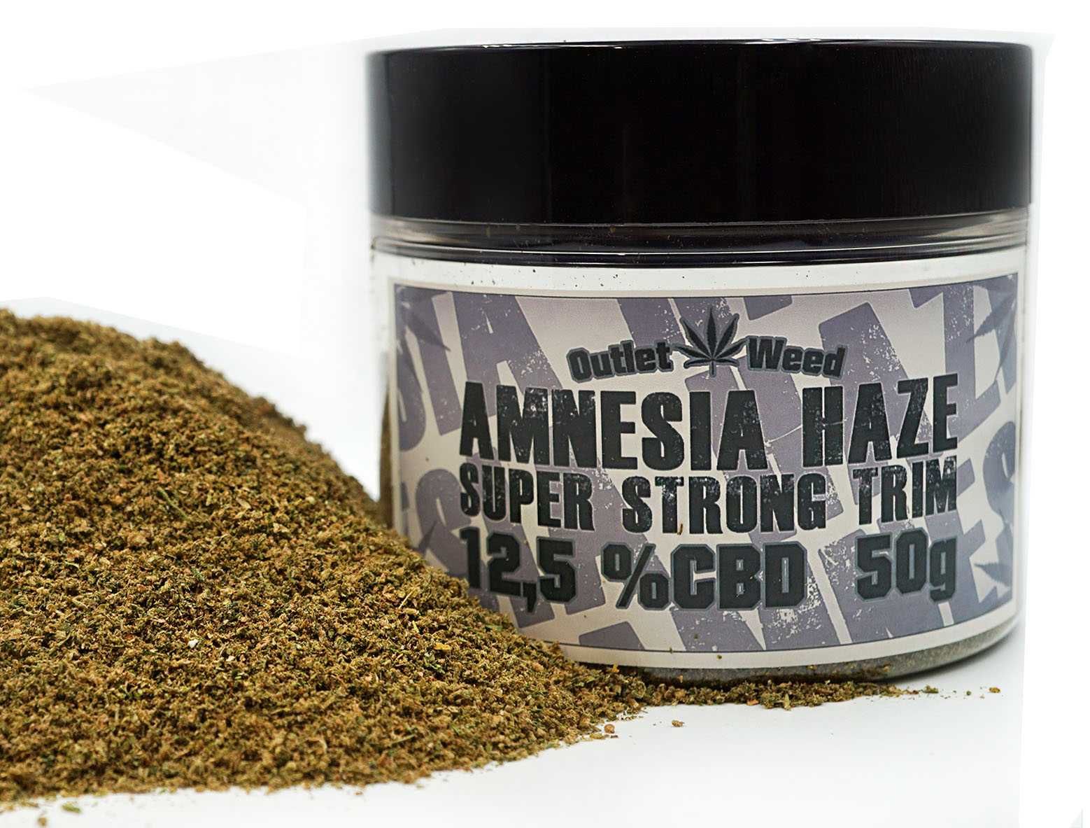 Amnesia Haze Super Strong Susz CBD 12,5% - TRYM CBD Mocny 50g