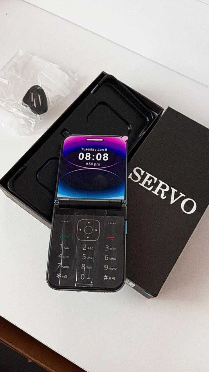 SERVO A50 Pro раскладной телефон с двумя SIM-картами