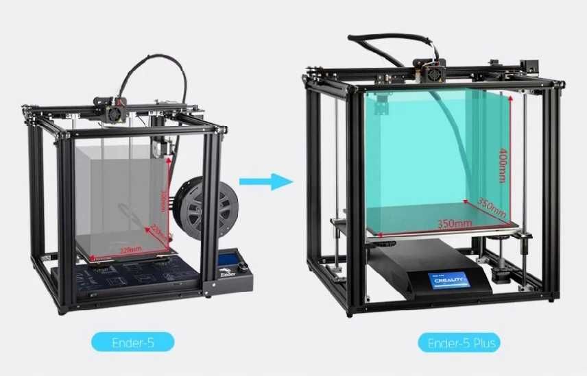 3D-принтер Creality Ender 5 Plus 350x350x400 мм, НАЯВНІСТЬ, ГАРАНТІЯ