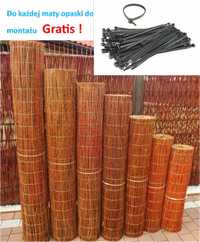 Mata wiklinowa maty wiklinowe 1,8x3,0 + opaski gratis