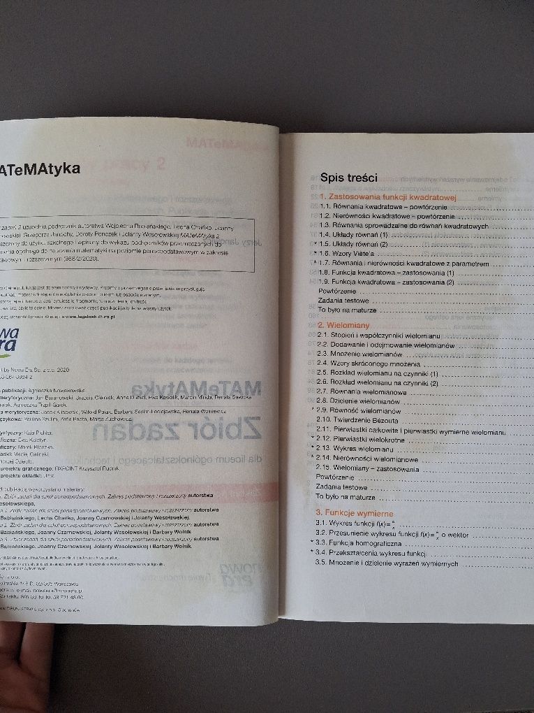 Matematyka 2 nowa era zbiór zadań