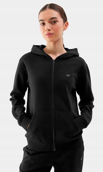 4f Ocieplany Damski Dres Bawełna Komplet Bluza Spodnie / rozm S
