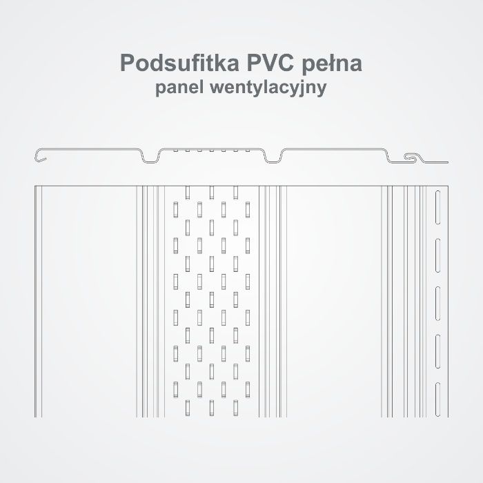 Podsufitka Podbitka dachowa PVC Budmat Dostawa w całej POLSCE!