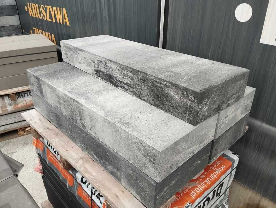 Stopień Schodowy Gładki Royal 120x40x15 stopnica betonowa bloczki blok