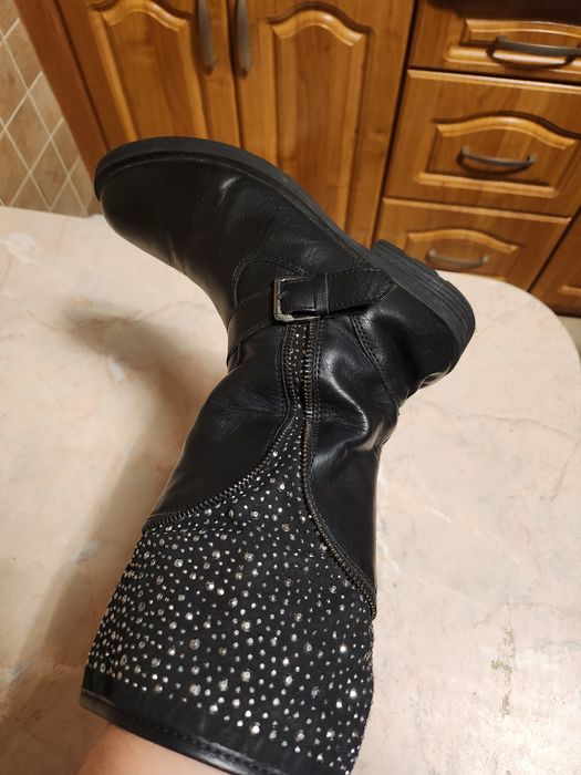 Buty / kozaki / skóra rozmiar 36
