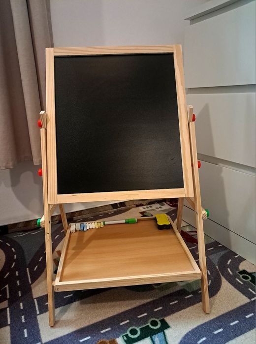 Tablica drewniana kreda z pisakiem flamastrem