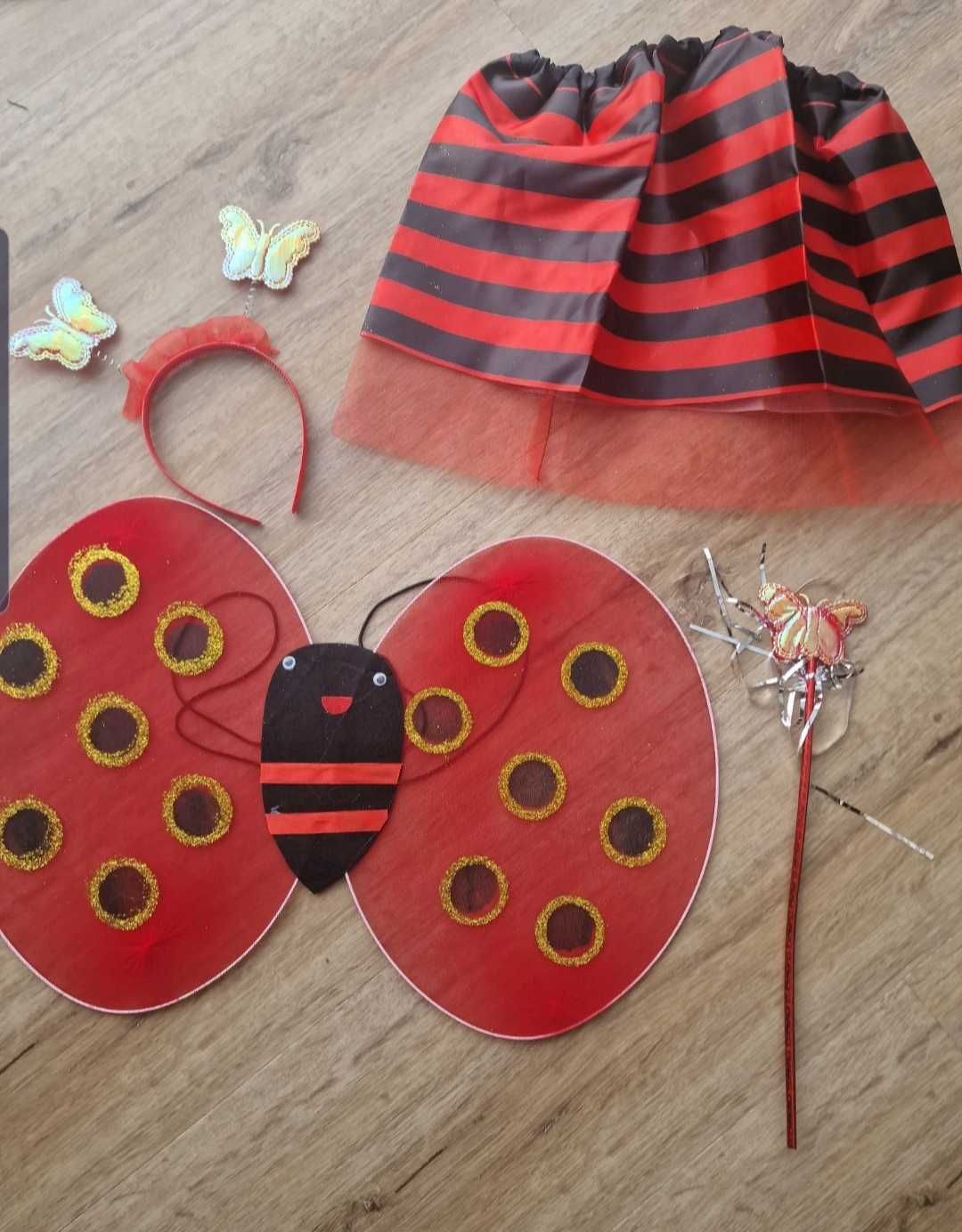 Strój karnawałowy nowy Przebranie na bal Biedronka