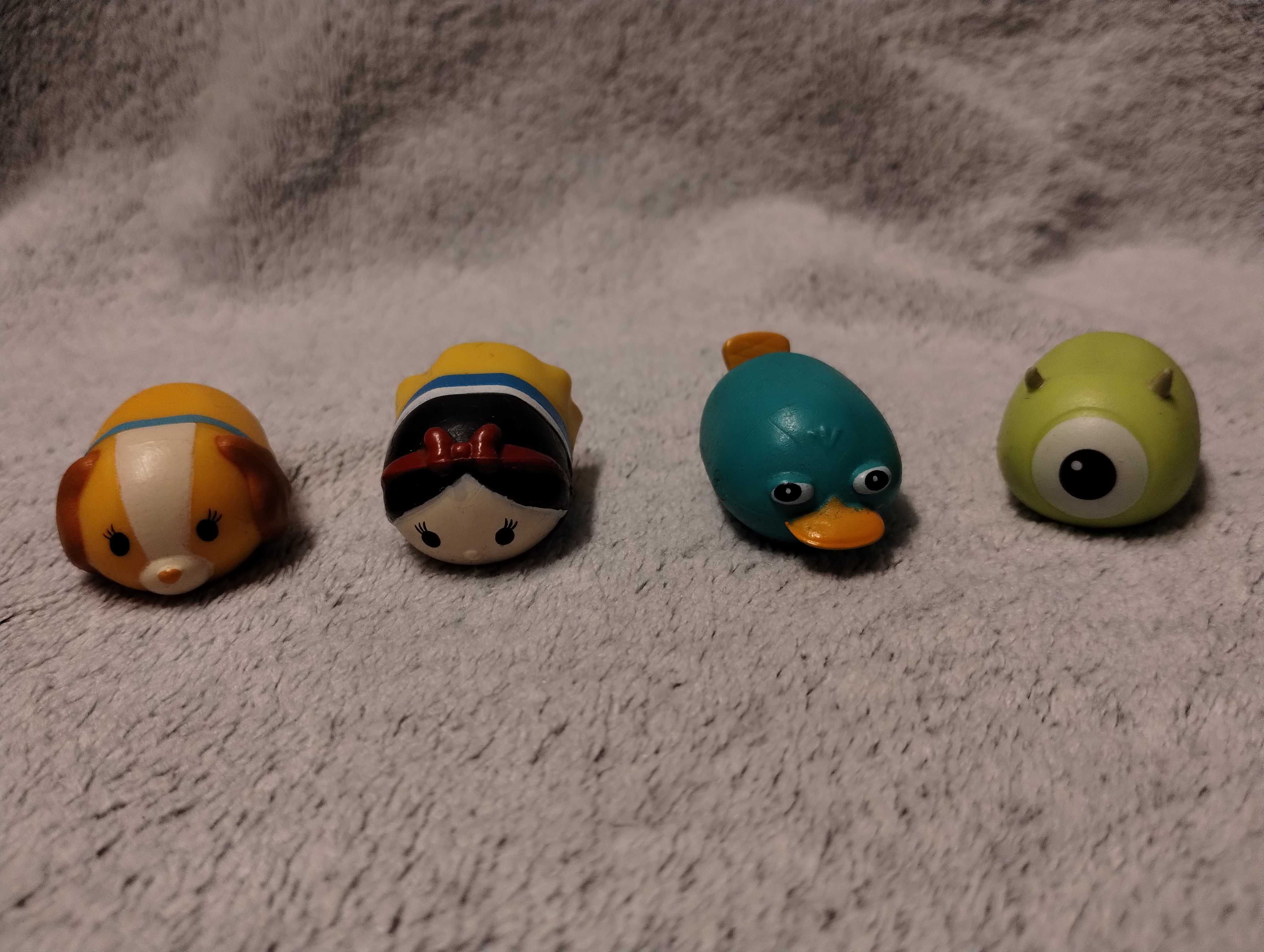 4 figurki Tsum Tsum z różnych bajek