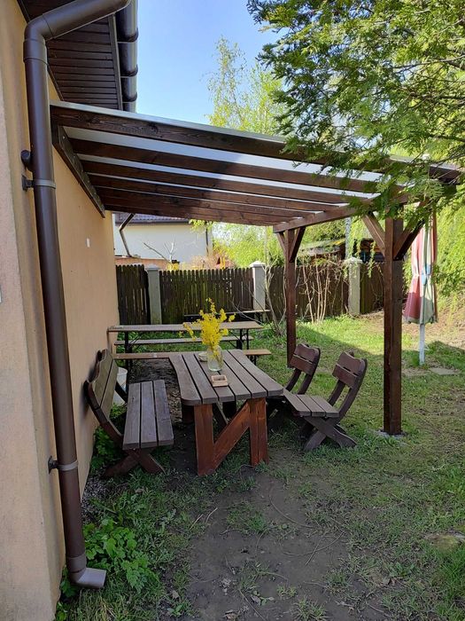 Tarasy kompozytowe i drewniane, zadaszenia, wiaty