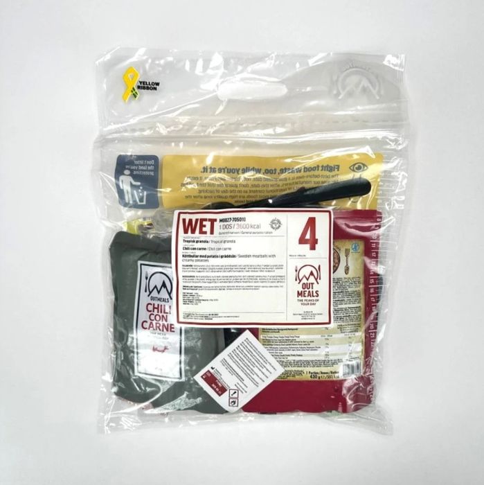 Добовий сухпай армії Швеції!