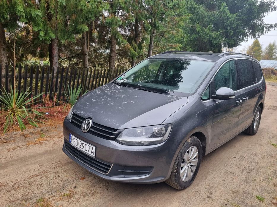 Volkswagen Sharan VW Sharan 2.0 TDI 140KM 2012r z bardzo bogatym wyposażeniem