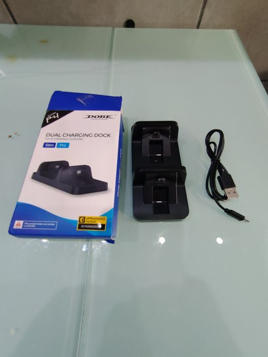 Doca Dock base de carregamento para 2  joysticks PS4/Pc