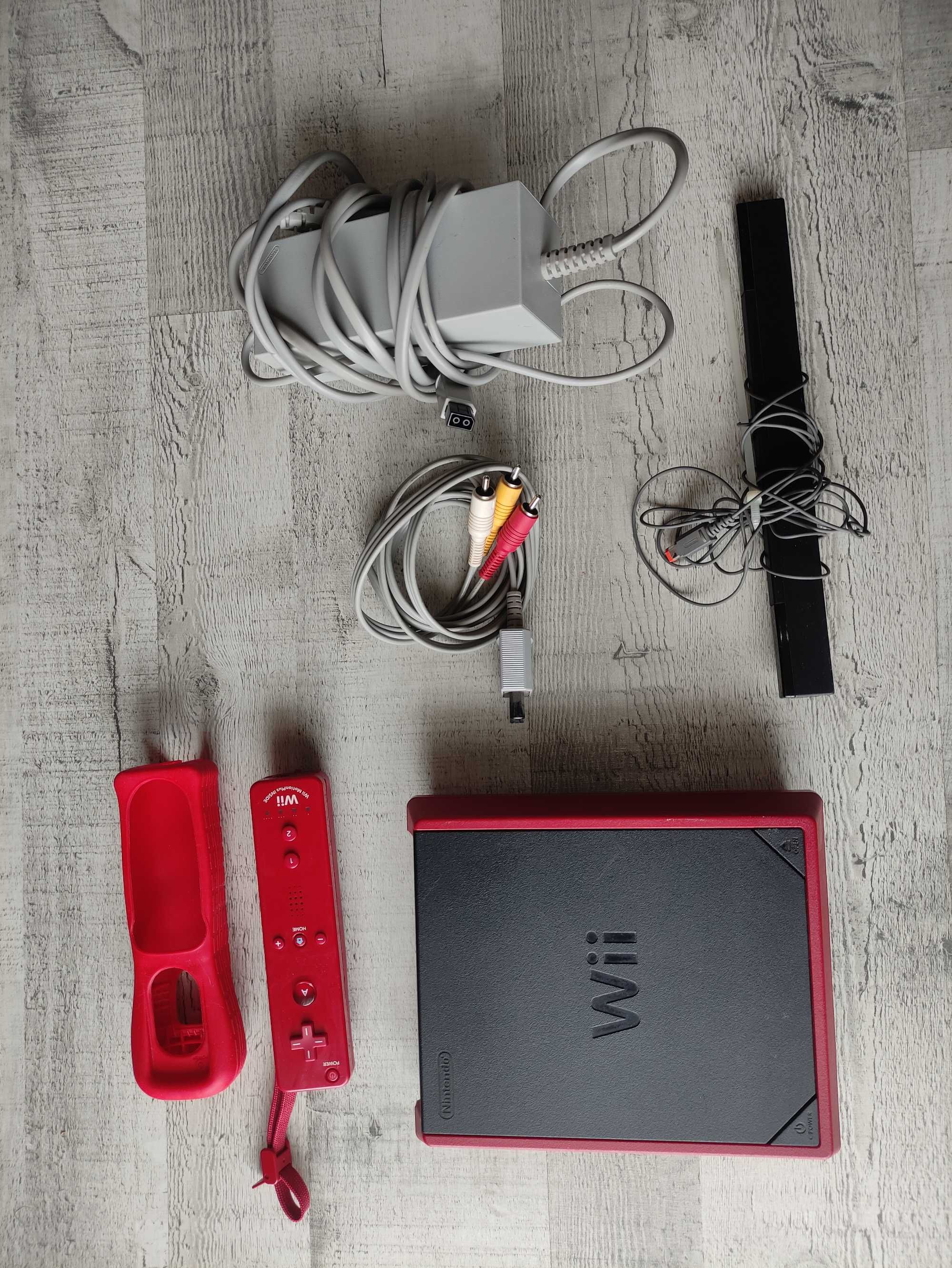 Nintendo Wii mini vermelha edição especial em caixa