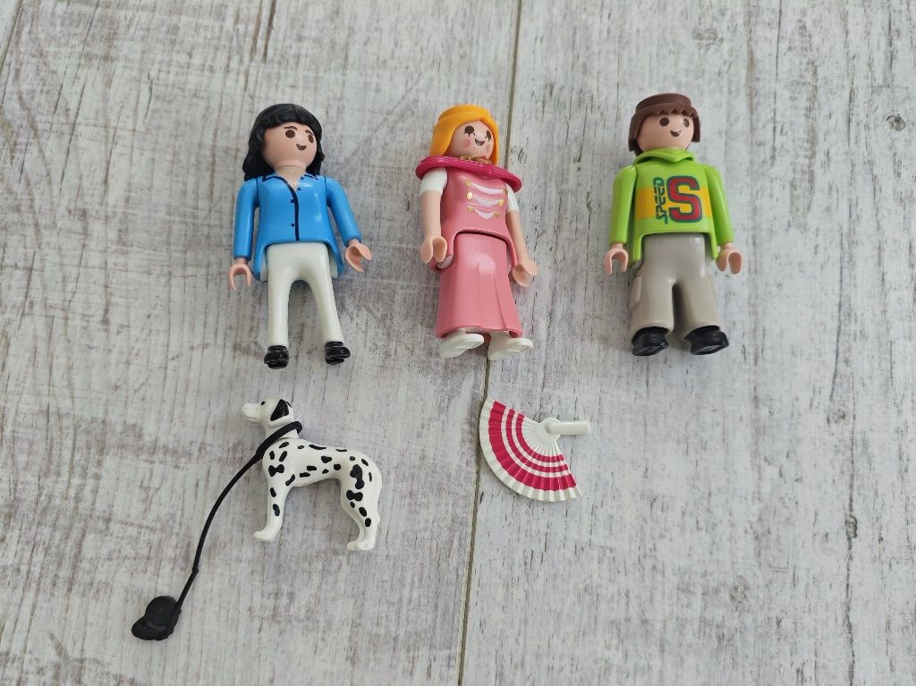Playmobil 3 figurki piesek dalmatyńczyk