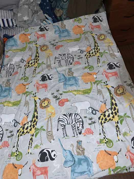 Детское шерстяное одеяло+3 пододеяльника