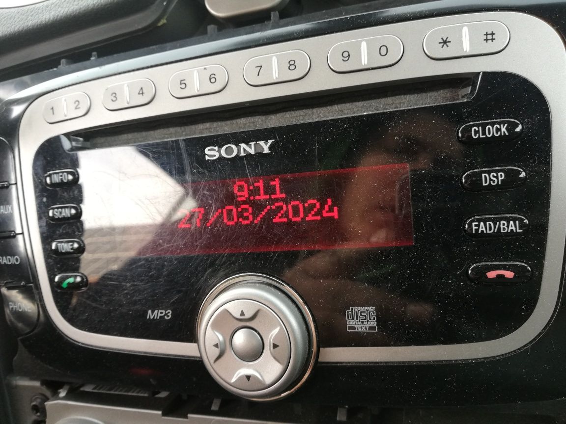 Radio Sony Ford Focus mk2 i C-max Lift Mondeo Galaxy S-max MP3 kod