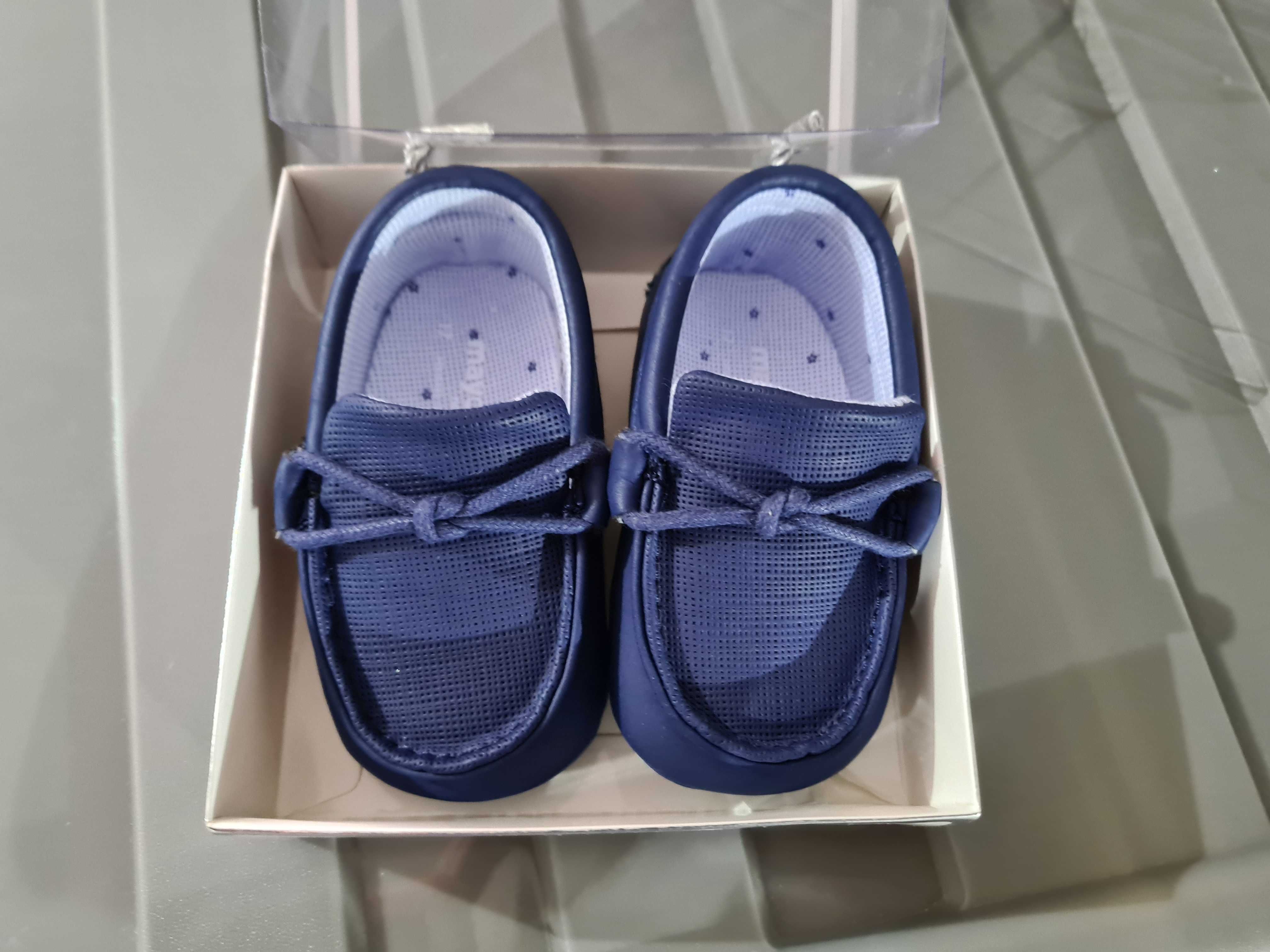 Mocassins Bebé Mayoral NewBorn Azul - Tam. 17 - NOVOS