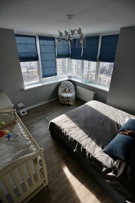 ГОЛОСІЇВСЬКИЙ р-н. СУЧАСНА 3кімнатна квартира 85м2. єОселя!