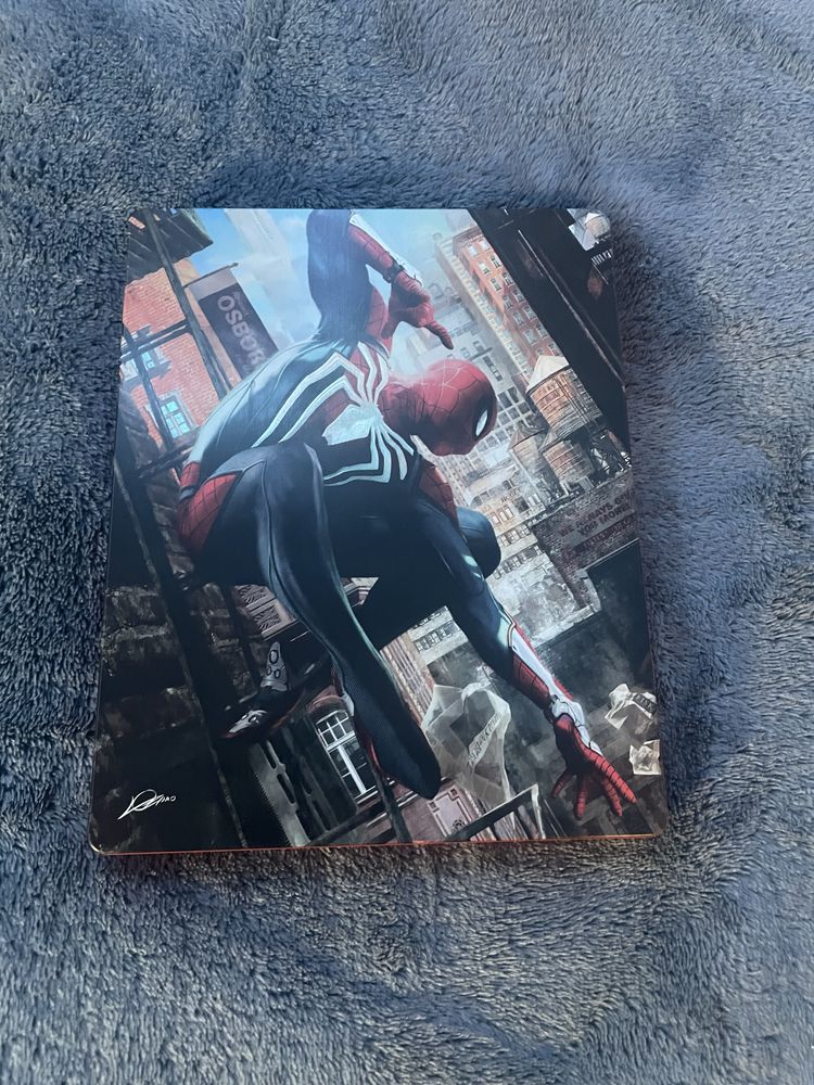 Steelbook spiderman + gra PS4