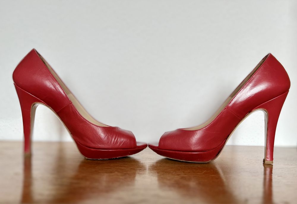 Buty, szpilki, czółenka bez palca, r.36